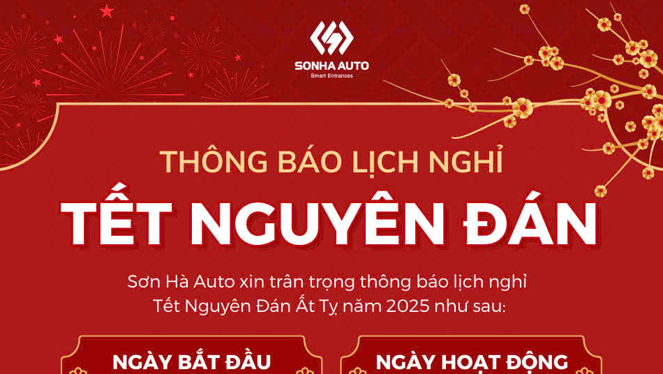 Thông báo nghỉ Tết Âm lịch 2025