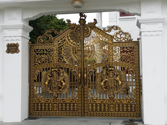 Mẫu cổng biệt thự đẹp cổng nhôm đúc đẹp ở tại Lâm Đồng - Lâm Đồng Việt Nam