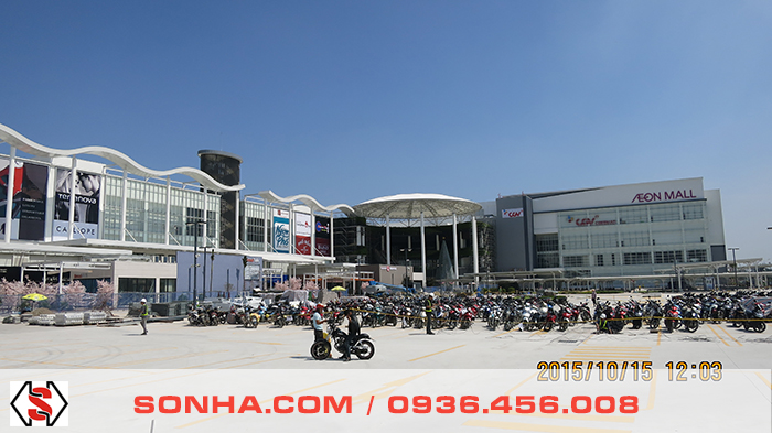 Chạy thử công suất hệ thống điện TTTM AEON MALL Long Biên