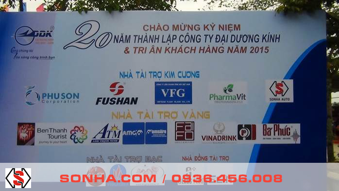 Chúc mừng sinh nhật đối tác Đại Dương Kính tròn 20 tuổi