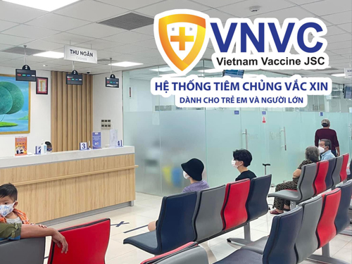 Nabco automatic doors at VNVC vaccination system