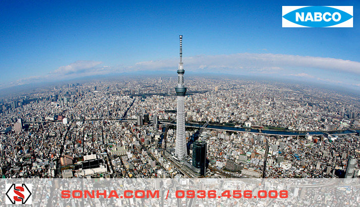 Cửa tự động NABCO được trang bị tại Tokyo Skytree