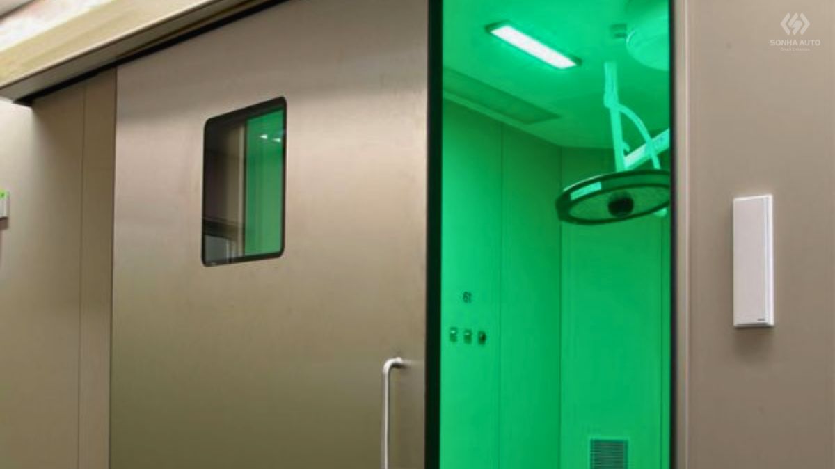 Cửa phòng X-quang đảm bảo an toàn bức xạ