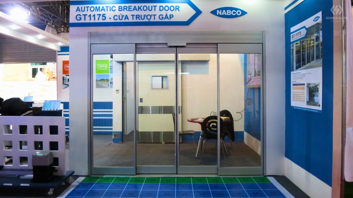 Chế độ cửa trượt tự động trên NABCO GT1175