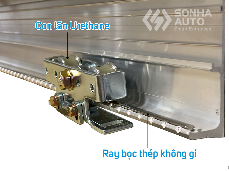 Ray cửa tự động NABCO bọc thép – Giải pháp chống mài mòn và tăng độ bền