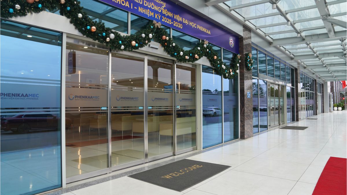 Giải pháp cửa tự động NABCO đồng bộ tại Bệnh viện ĐH Phenikaa