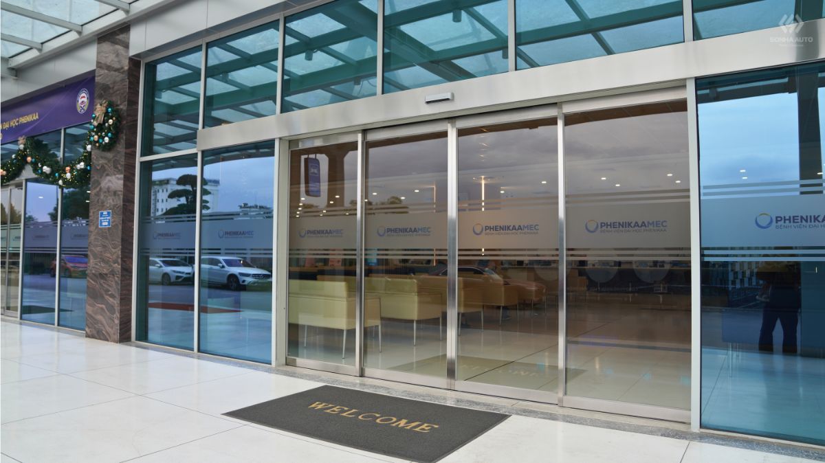 Hệ thống cửa tự động NABCO hoàn thiện tại Bệnh viện Phenikaa