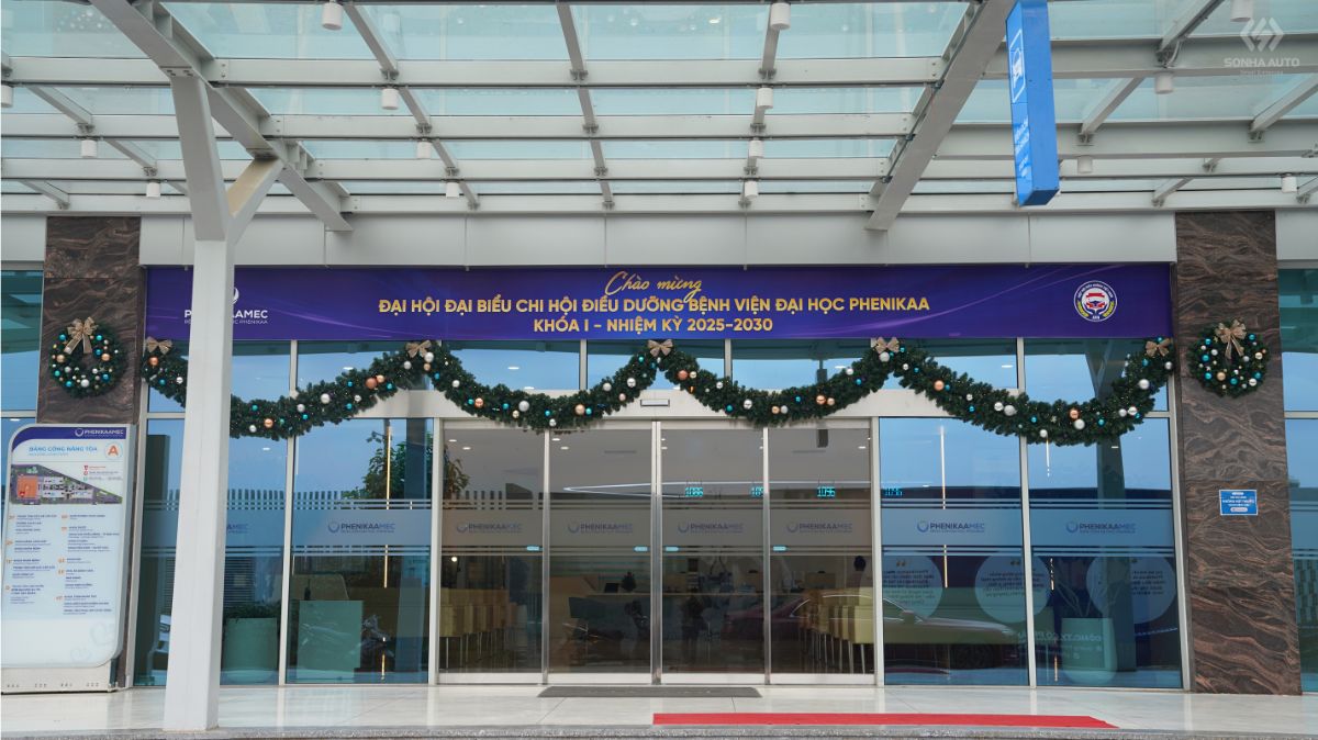 Cửa trượt tự động NABCO vận hành ổn định trong môi trường bệnh viện