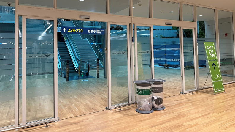 Sân bay lớn nhất Hàn Quốc sử dụng cửa tự động nào