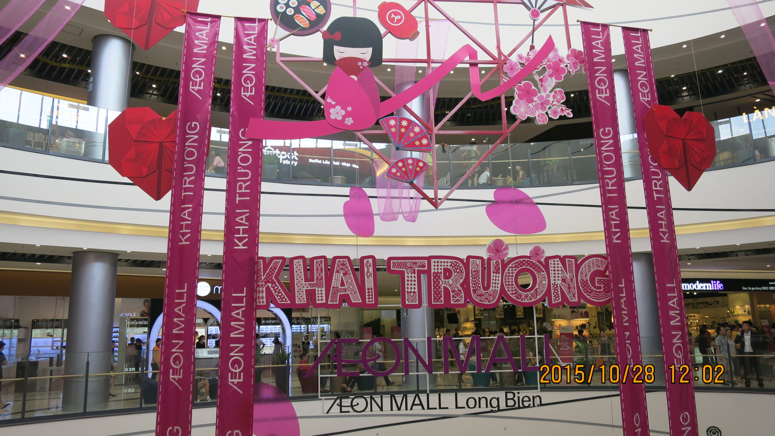 TTTM AEON Long Biên – Nhộn nhịp ngày khai trương