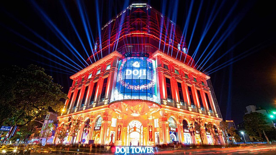 Cửa xoay NABCO tại Doji Tower – Tuyệt tác giữa lòng thành phố Sài Gòn