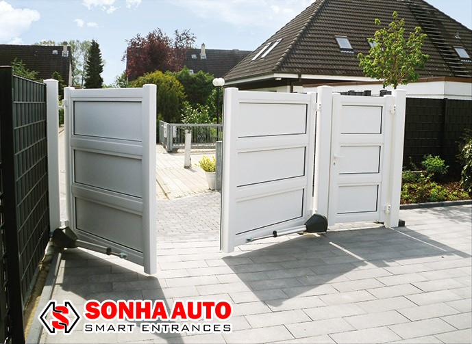 Cổng tự động sommer là cổng duy nhất không cần khóa điện trên thế giới