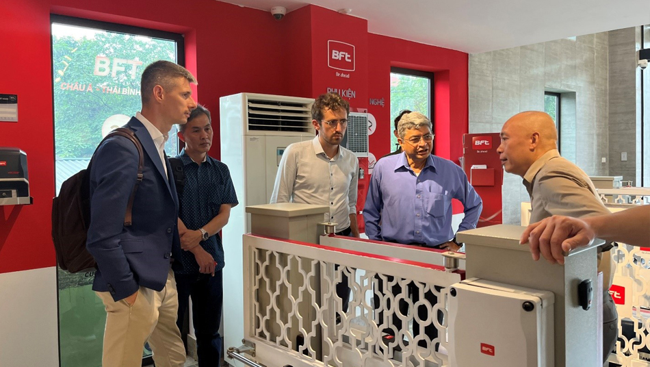 BFT Vietnam nhận được sự hỗ trợ toàn diện từ tập đoàn Somfy