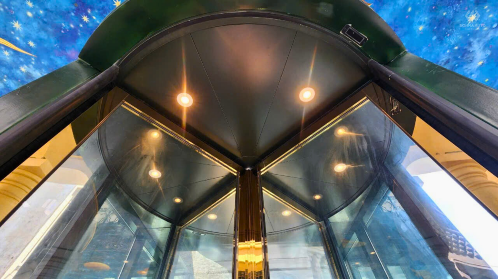 Cận cảnh cấu tạo cửa xoay NABCO Cận cảnh cấu tạo cửa xoay NABCO