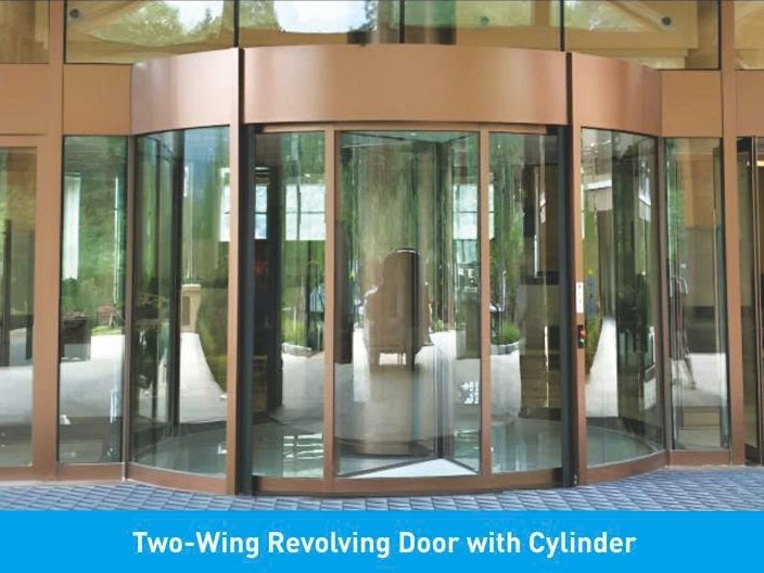 CS2A-W 2-wings revolving door