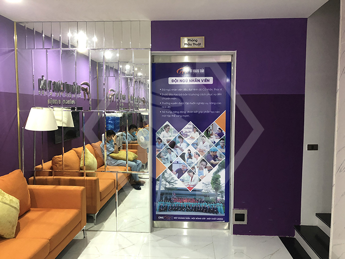Specialized hospital doors installed at Hoang Tuan Aesthetic Clinic Specialized hospital doors installed at Hoang Tuan Aesthetic Clinic