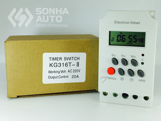 Phụ kiện cổng tự động: Thiết bị hẹn giờ đóng mở cổng tự động