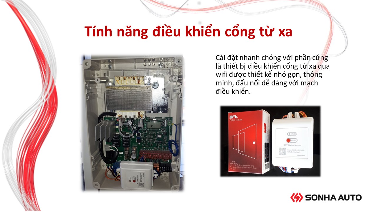 Mở Cổng Bằng Điện Thoại Điều Khiển Thiết Bị bằng Wifi BFT GATES MASTER