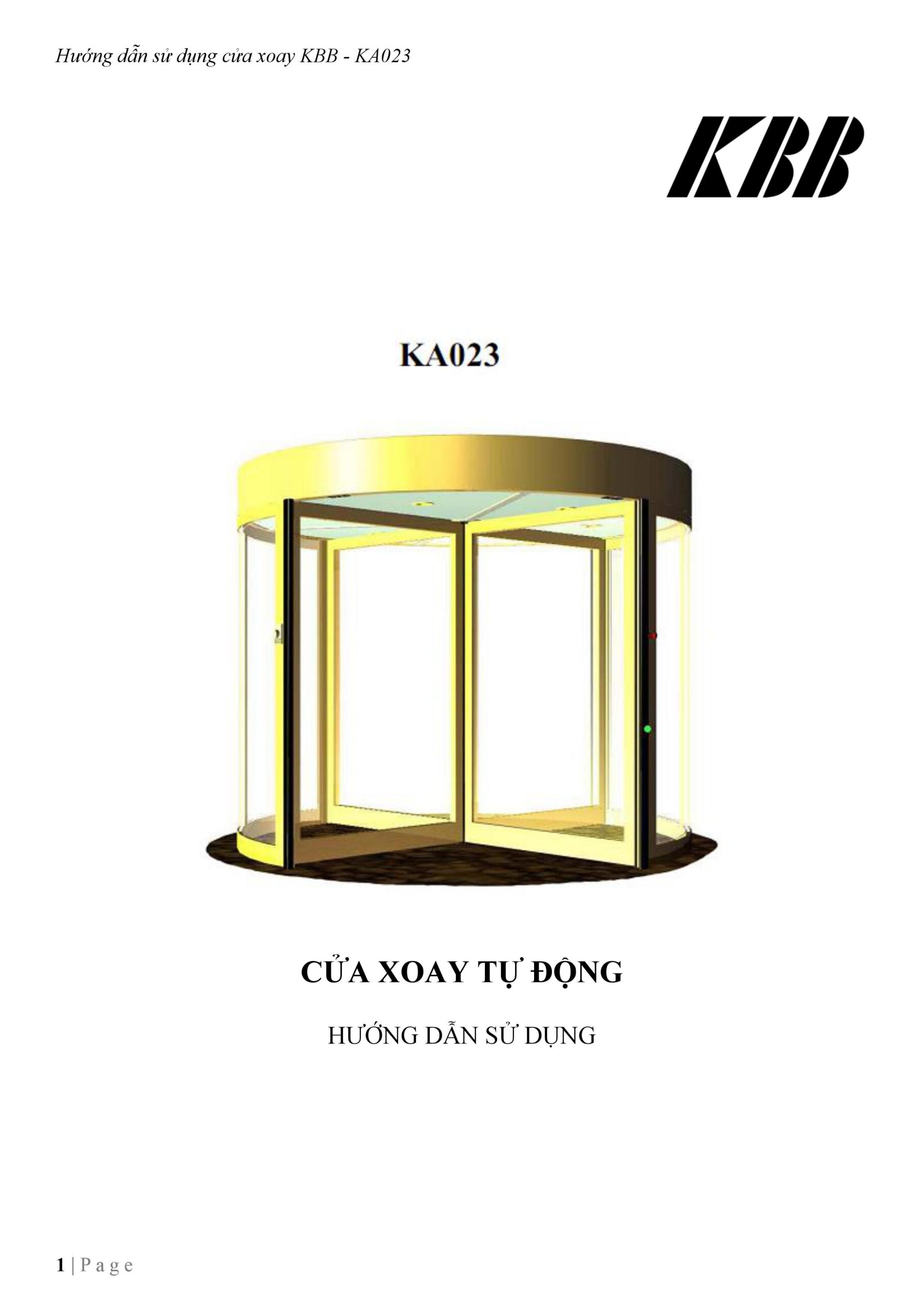 Hướng dẫn sử dụng cửa xoay