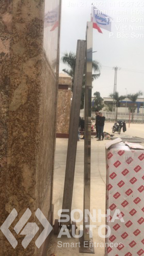 Lắp đặt barie tự động BFT tại Bỉm Sơn Thanh Hóa