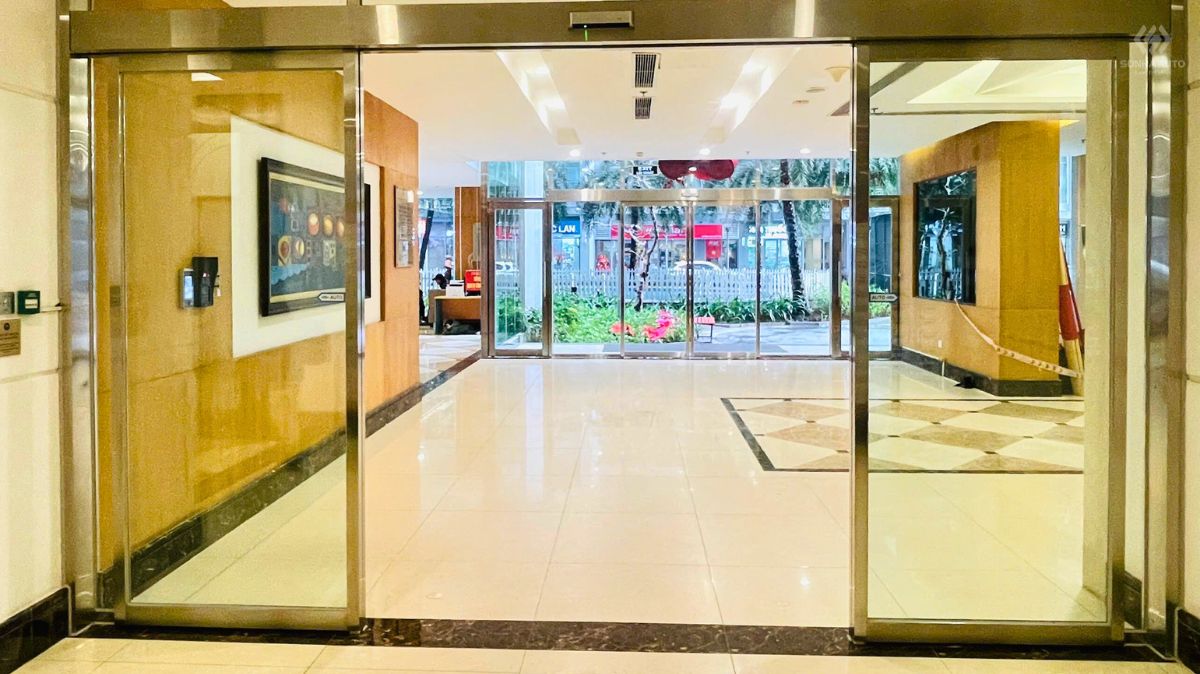 Cửa tự động NABCO kết nối PCCC