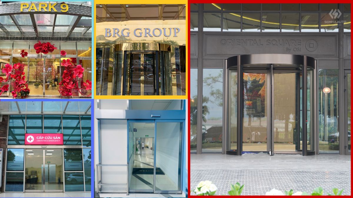 Cửa tự động NABCO được nhiều công trình lớn lựa chọn