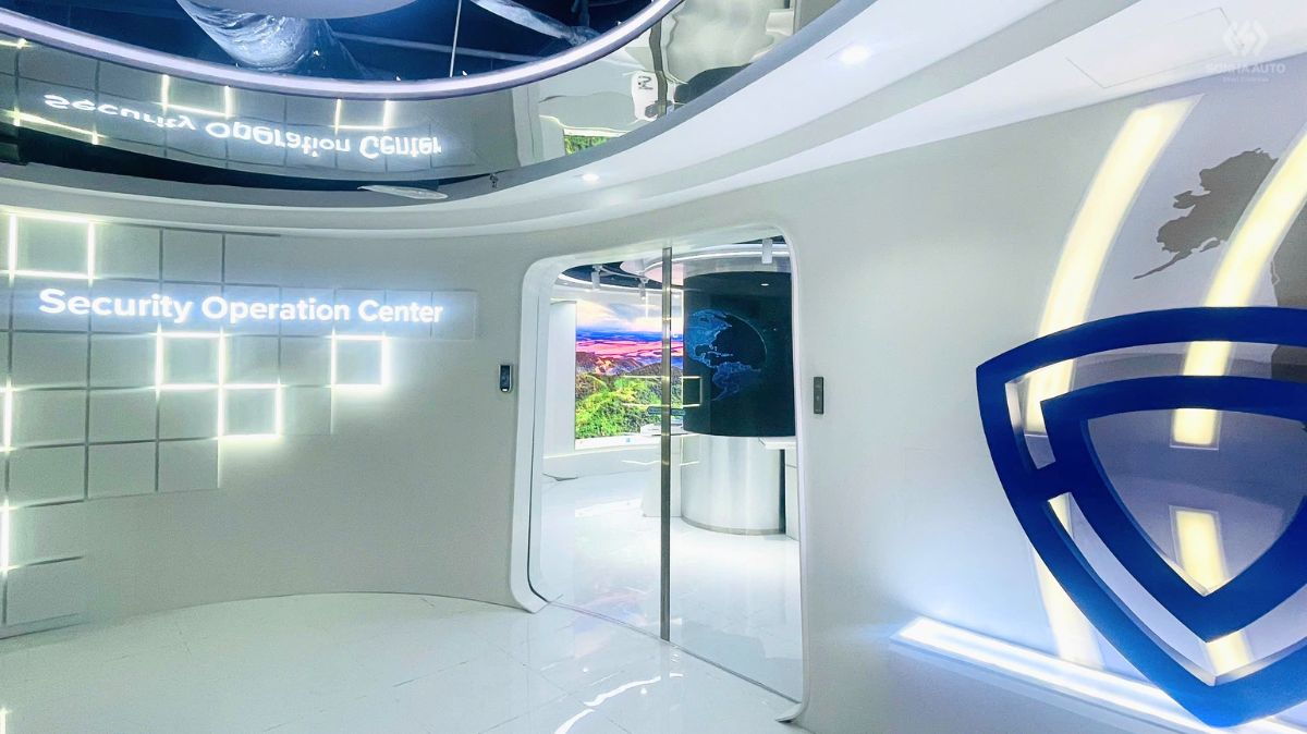 văn phòng mở VSEC với hệ cửa tự động NABCO