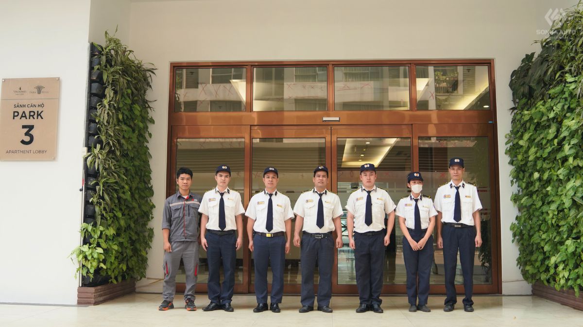 Tập huấn vận hành cửa tự động NABCO GT-1175 tại Park Hill Times City