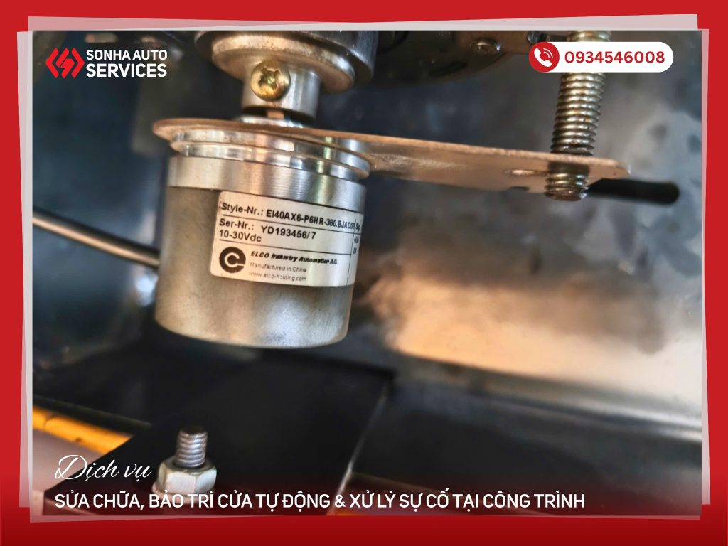 bảo trì cửa xoay KBB, căn chỉnh hệ cửa tự động vận hành ổn định