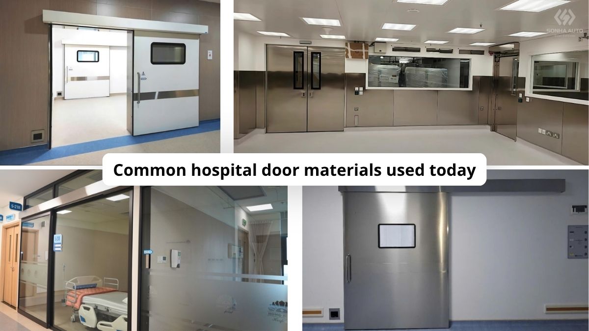 What are hospital door materials? Selection criteria for modern healthcare facilities