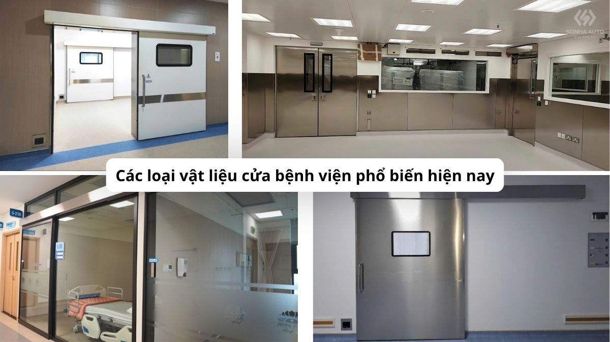 Vật liệu cửa bệnh viện là gì? Tiêu chí lựa chọn cho công trình y tế hiện đại