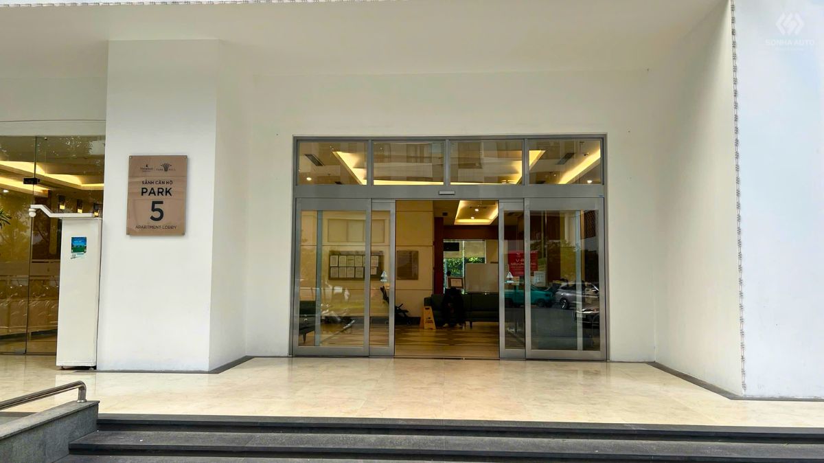Toàn cảnh dự án cửa trượt gấp Break Out NABCO tại Park 5