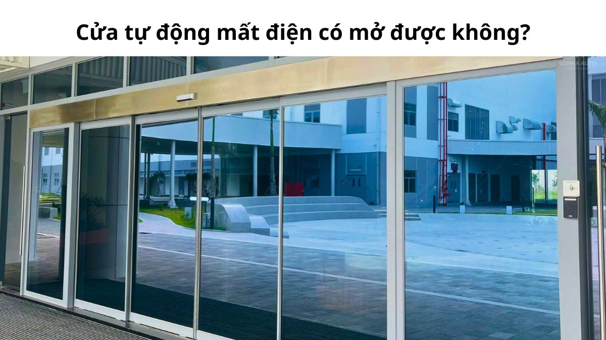 Cửa tự động mất điện có mở được không? Những điều cần biết để đảm bảo an toàn