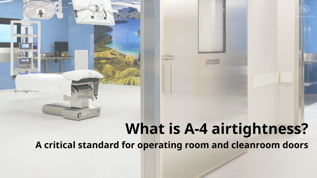 What is A-4 airtightness? Why are NABCO airtight doors suitable for operating rooms and cleanrooms