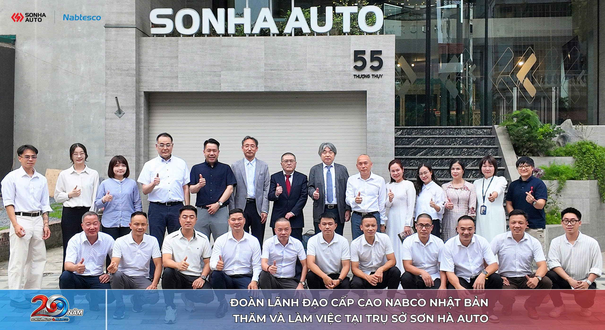 Sonha welcomes senior leadership delegation from NABCO Japan on the 20th anniversary of the strategic partnership