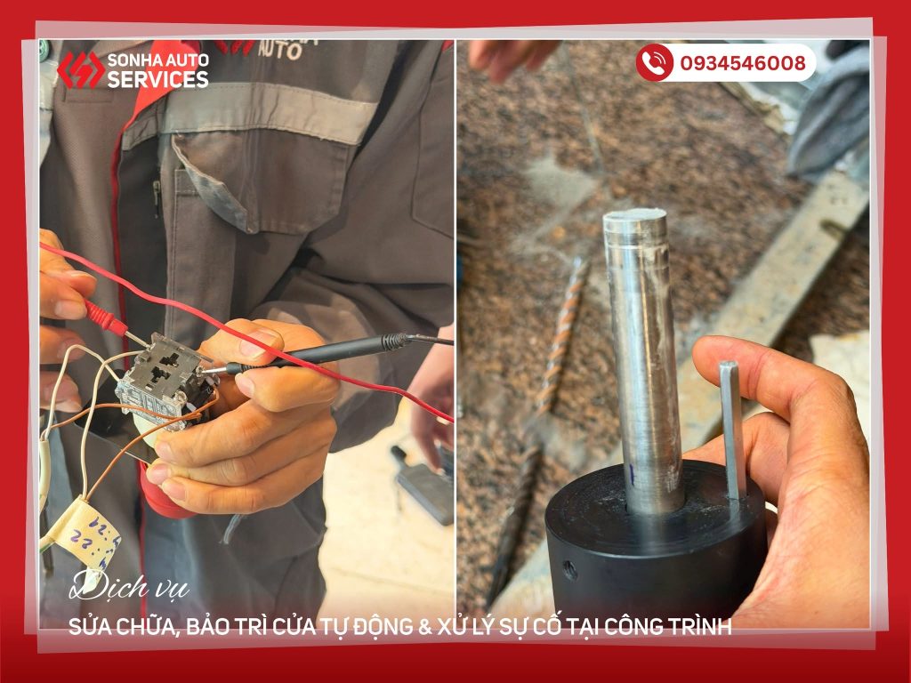 Bảo dưỡng hệ thống cơ khí và truyền động của cửa xoay Boon Edam