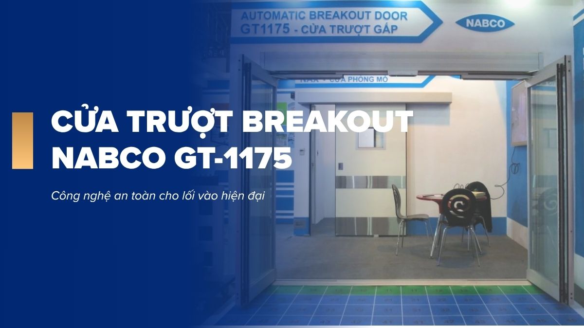 NABCO GT-1175 breakout sliding door: An automatic door solution with emergency egress capability
