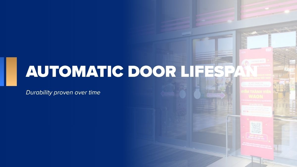 Automatic door lifespan: Real-world evidence from millions of opening and closing cycles