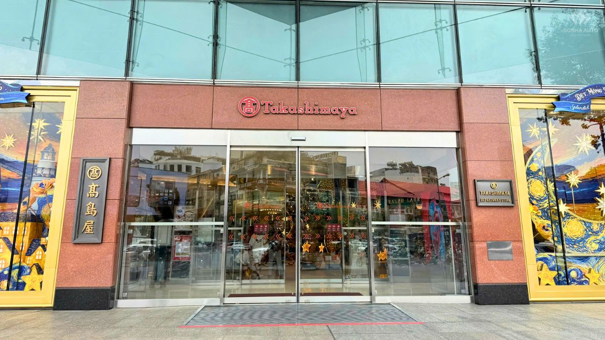 Hệ thống cửa tự động NABCO tại công trình Takashimaya