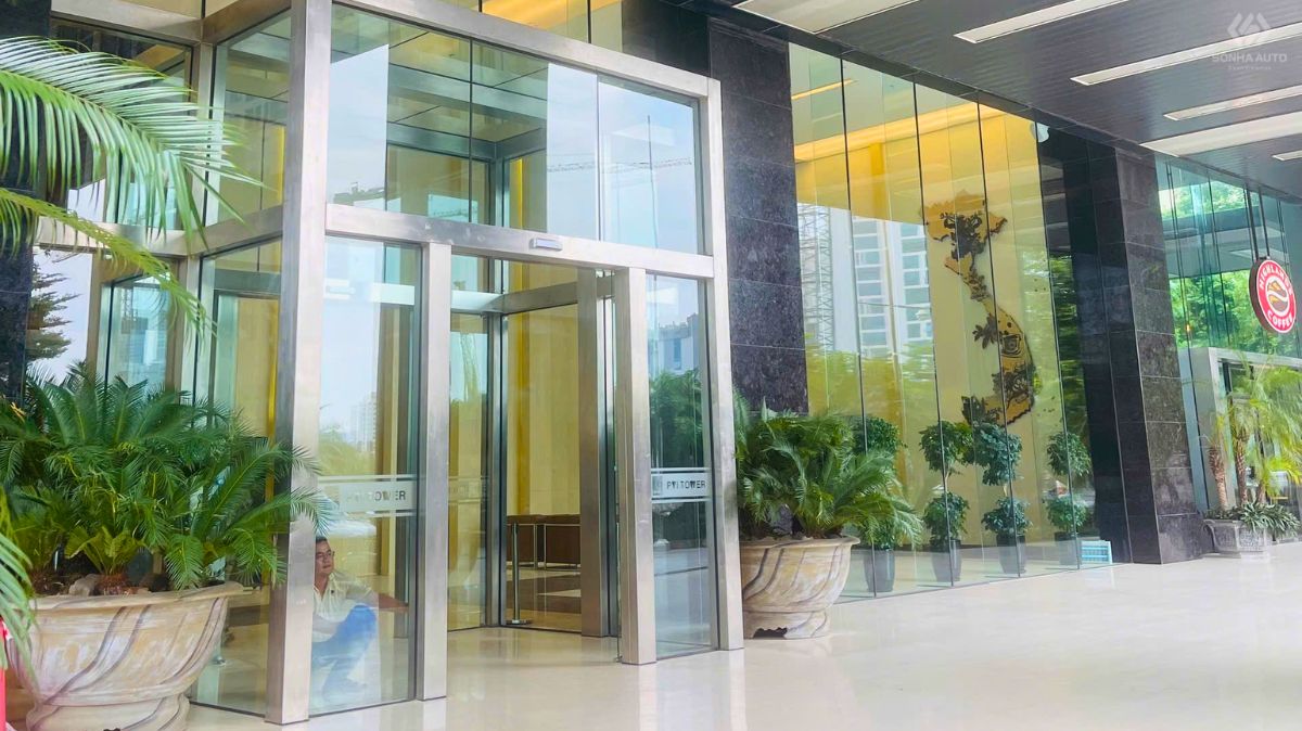 02 bộ cửa trượt tự động NABCO V-150SL-HM tại PVI Tower 02 bộ cửa trượt tự động NABCO V-150SL-HM tại PVI Tower